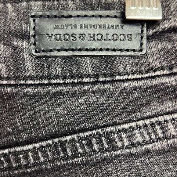 Scotch & Soda Supreme Slim Straight Leg faded black jeans size 26/32 NWT - Picture 8 of 16